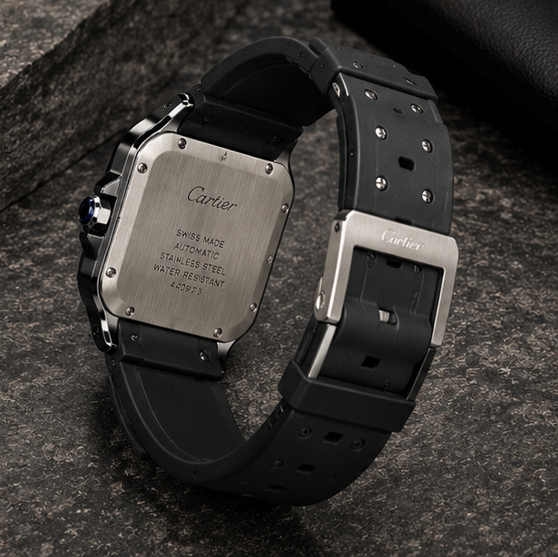Montre Homme Automatique Noir &amp; Argent – Style Luxe